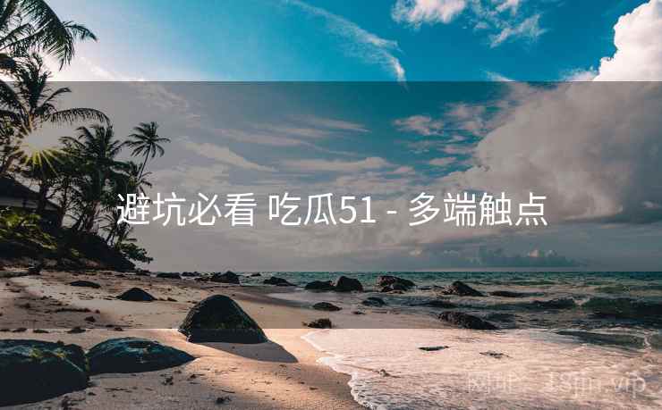 避坑必看 吃瓜51 - 多端触点  第2张