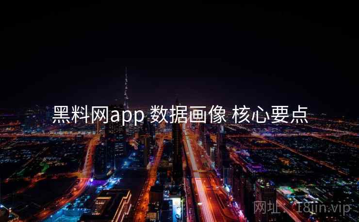 黑料网app 数据画像 核心要点  第1张