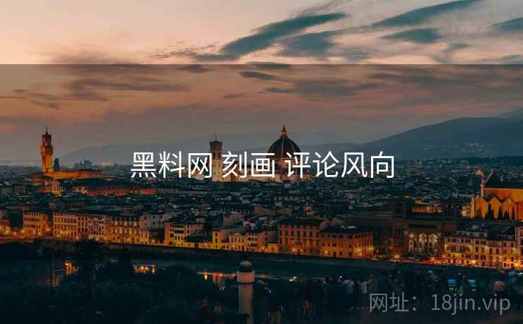 黑料网 刻画 评论风向  第2张