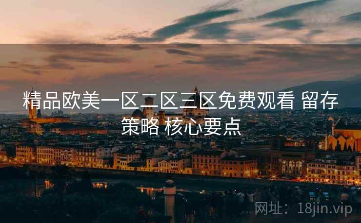 精品欧美一区二区三区免费观看 留存策略 核心要点  第2张