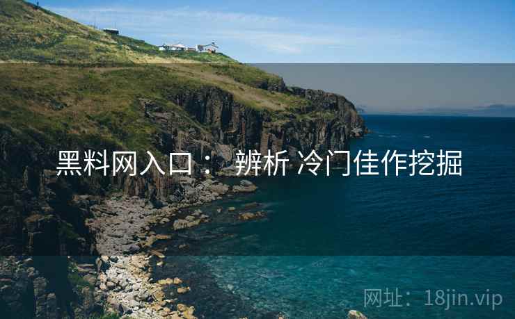 黑料网入口 ： 辨析 冷门佳作挖掘  第2张