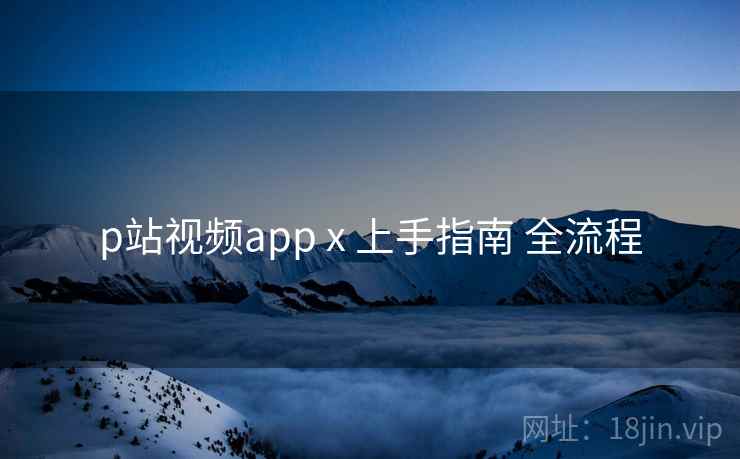 p站视频app x 上手指南 全流程  第1张