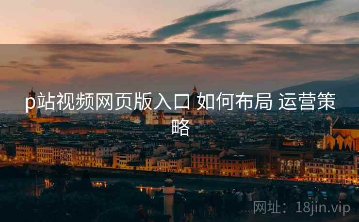 p站视频网页版入口 如何布局 运营策略  第2张