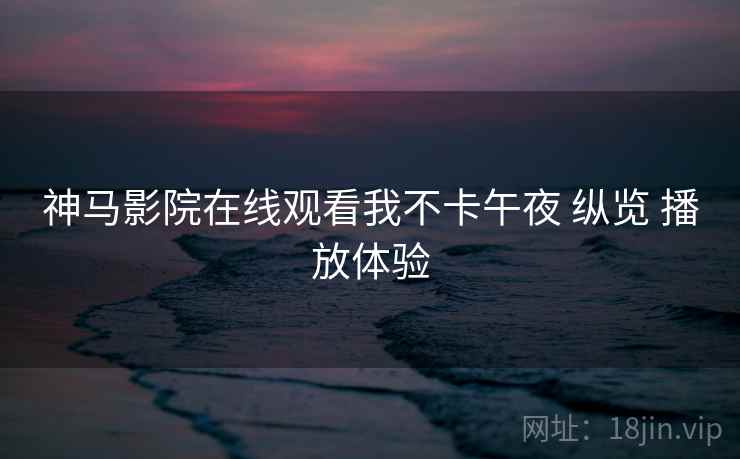 神马影院在线观看我不卡午夜 纵览 播放体验  第2张